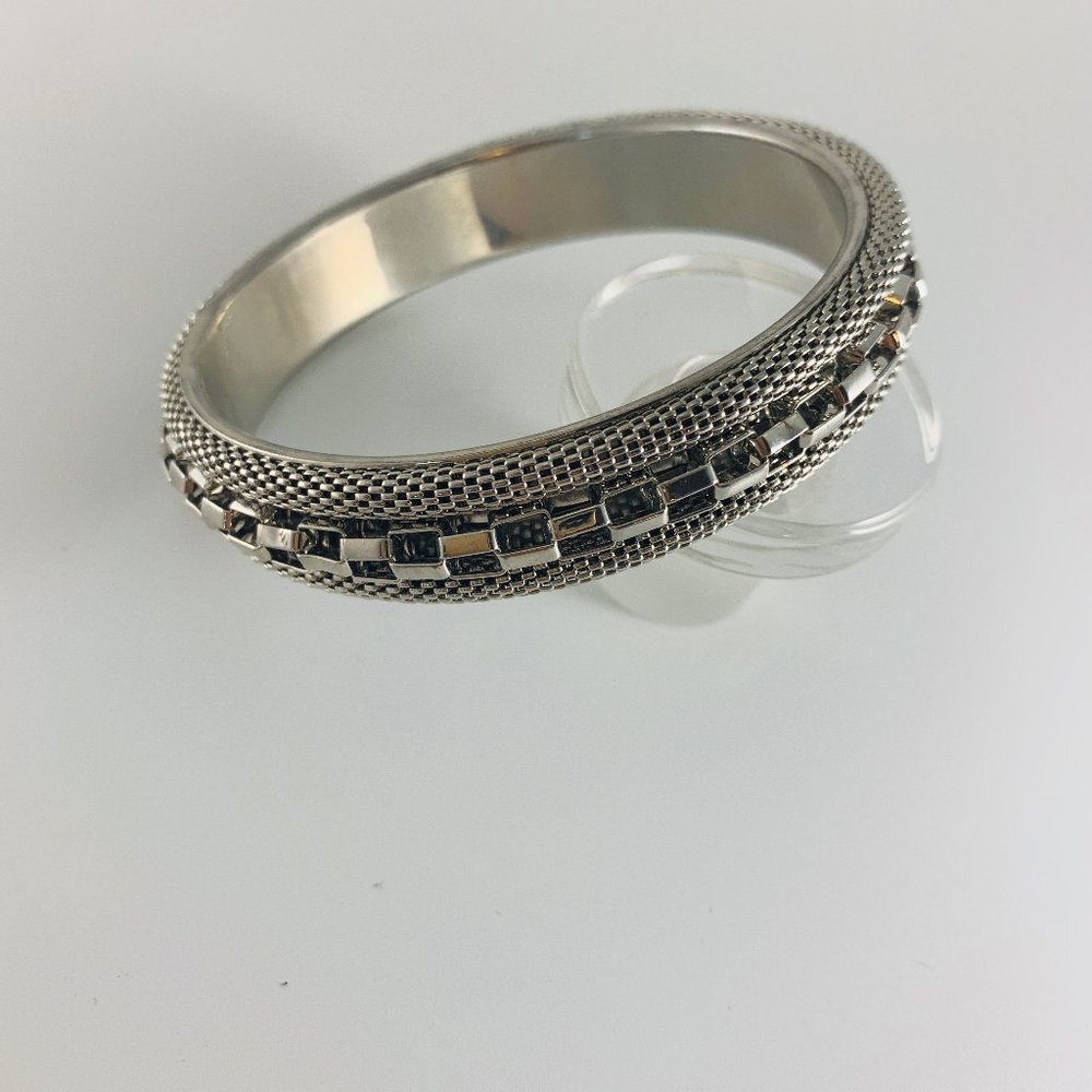 R.J. GRAZIANO SILVER TONE BANGLE BRACELET